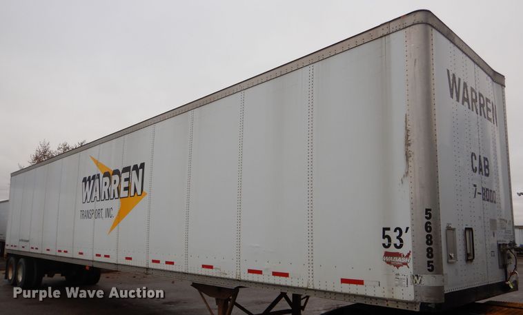 image for item DH6865 2005 Wabash dry van trailer