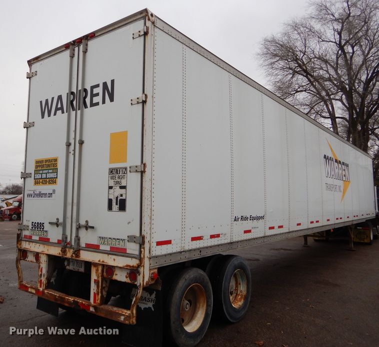 image for item DH6865 2005 Wabash dry van trailer