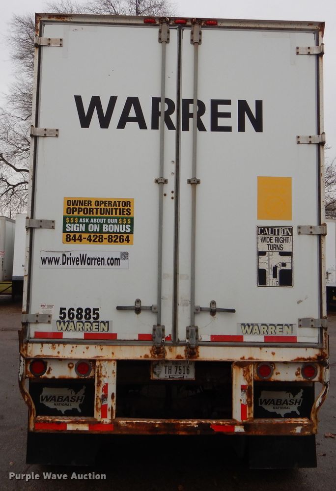 image for item DH6865 2005 Wabash dry van trailer