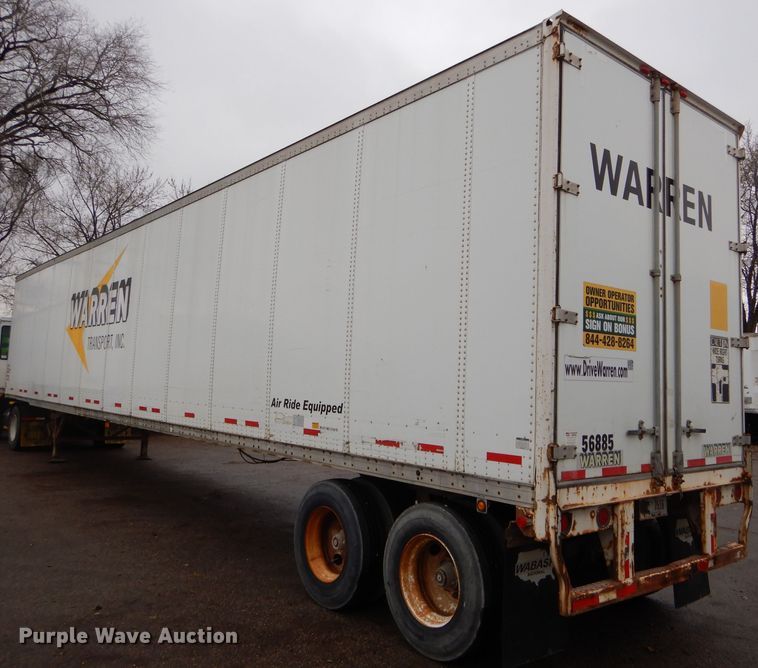 image for item DH6865 2005 Wabash dry van trailer