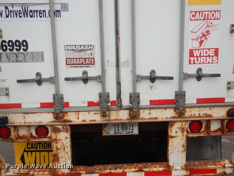 image for item DH6867 2005 Wabash dry van trailer