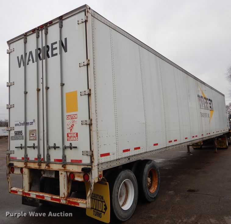 image for item DH6868 2005 Wabash dry van trailer