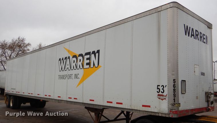 image for item DH6869 2005 Wabash dry van trailer