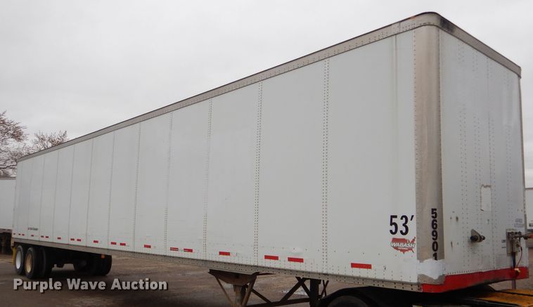 image for item DH6873 2005 Wabash dry van trailer