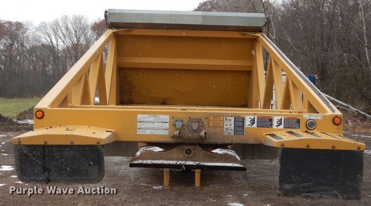 image for item EC9168 2015 R-way T4221TRI bottom dump trailer