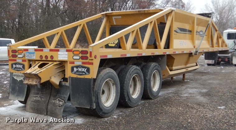 image for item EC9168 2015 R-way T4221TRI bottom dump trailer