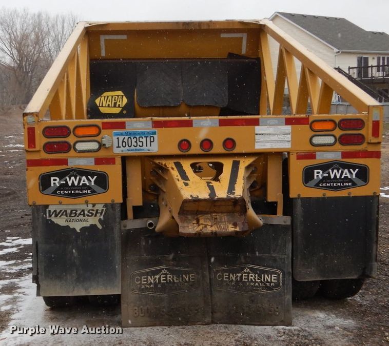 image for item EC9168 2015 R-way T4221TRI bottom dump trailer