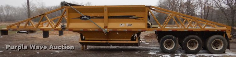 image for item EC9168 2015 R-way T4221TRI bottom dump trailer