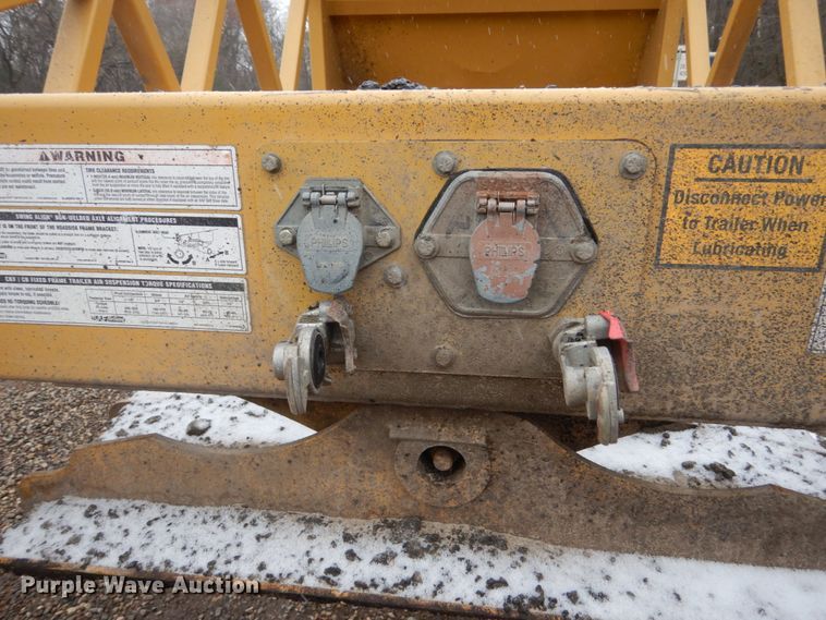 image for item EC9168 2015 R-way T4221TRI bottom dump trailer