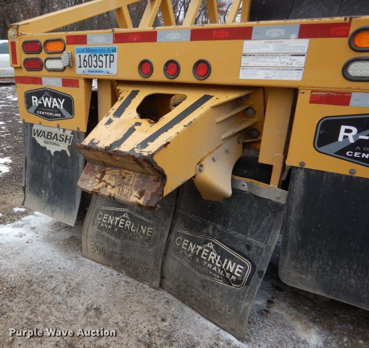 image for item EC9168 2015 R-way T4221TRI bottom dump trailer