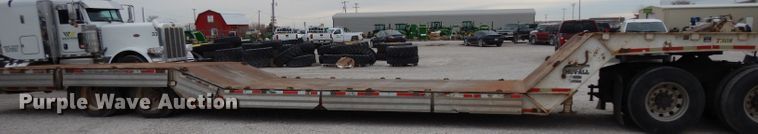 image for item GC9126 1997 Wilson 4860FTD drop deck equipment trailer