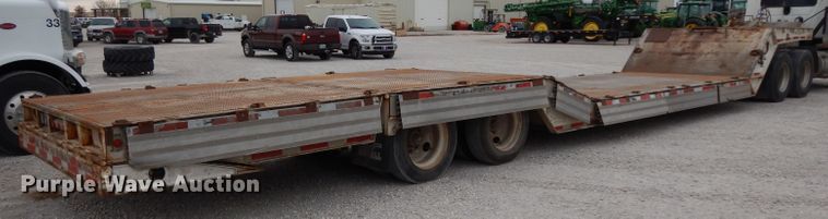 image for item GC9126 1997 Wilson 4860FTD drop deck equipment trailer
