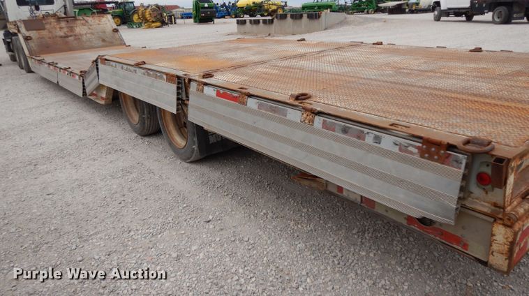 image for item GC9126 1997 Wilson 4860FTD drop deck equipment trailer