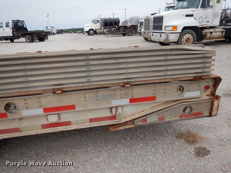 image for item GC9126 1997 Wilson 4860FTD drop deck equipment trailer