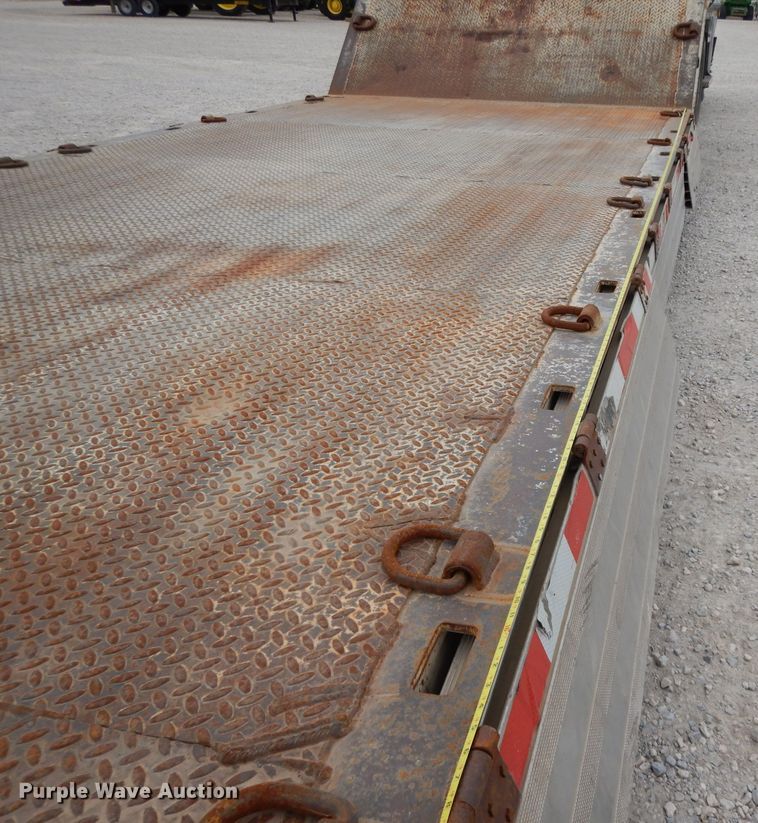 image for item GC9126 1997 Wilson 4860FTD drop deck equipment trailer