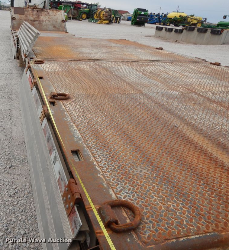 image for item GC9126 1997 Wilson 4860FTD drop deck equipment trailer