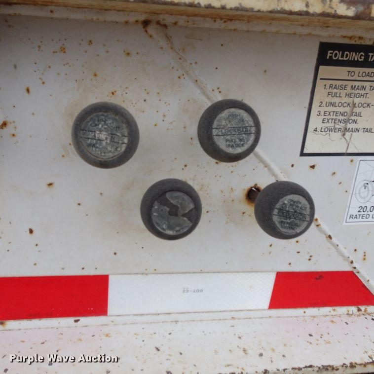 image for item GC9127 2000 Wilson 5370FTD Muv-All drop deck equipment trailer