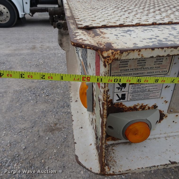 image for item GC9127 2000 Wilson 5370FTD Muv-All drop deck equipment trailer