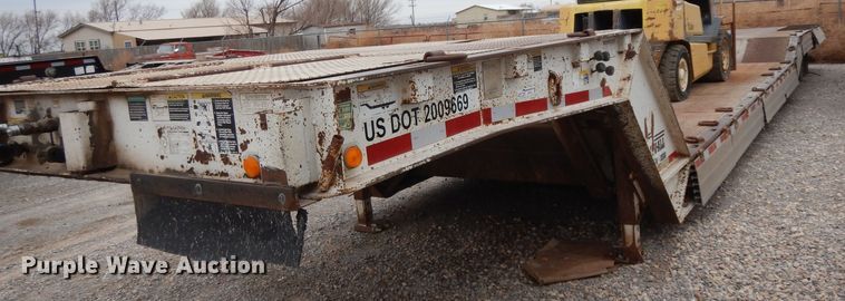image for item GC9131 1997 Wilson 5360TD Muv-All drop deck equipment trailer