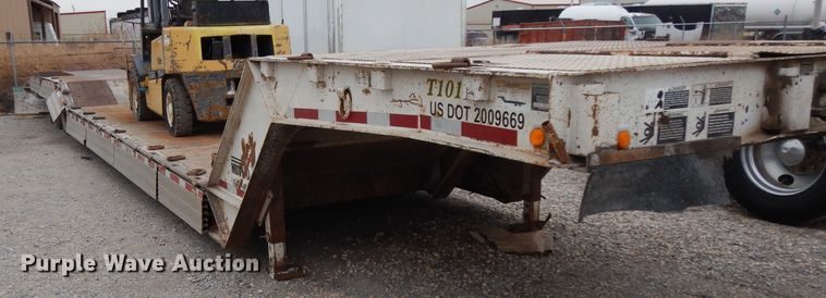 image for item GC9131 1997 Wilson 5360TD Muv-All drop deck equipment trailer