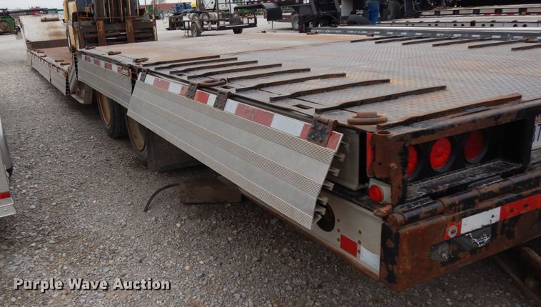 image for item GC9131 1997 Wilson 5360TD Muv-All drop deck equipment trailer