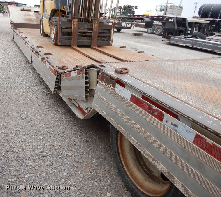 image for item GC9131 1997 Wilson 5360TD Muv-All drop deck equipment trailer
