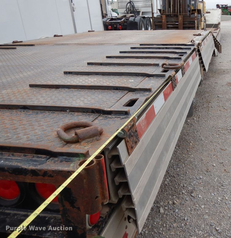 image for item GC9131 1997 Wilson 5360TD Muv-All drop deck equipment trailer