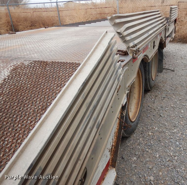 image for item GC9131 1997 Wilson 5360TD Muv-All drop deck equipment trailer