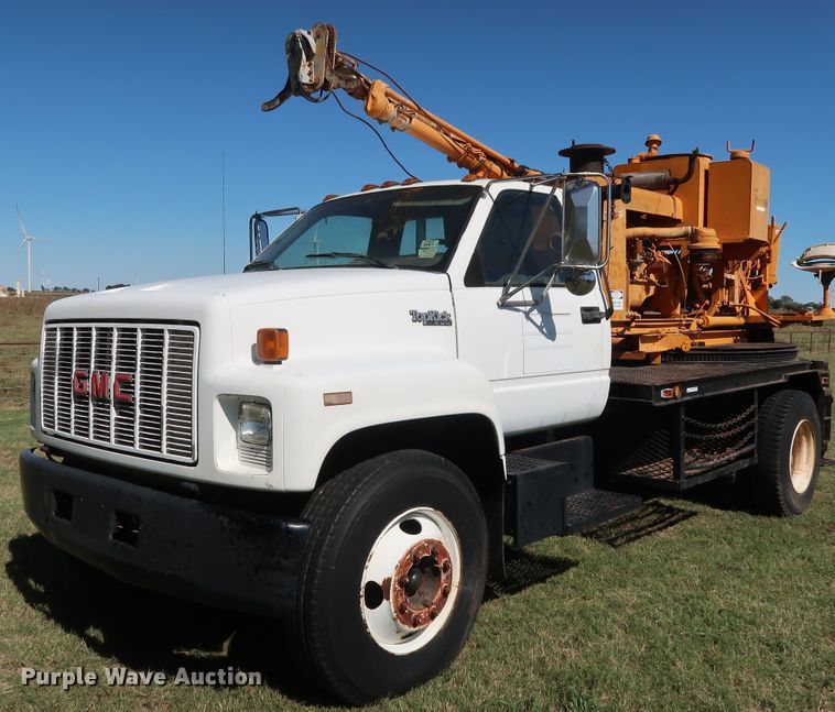 image for item GD9751 1992 GMC TopKick C5500 pressure digger truck