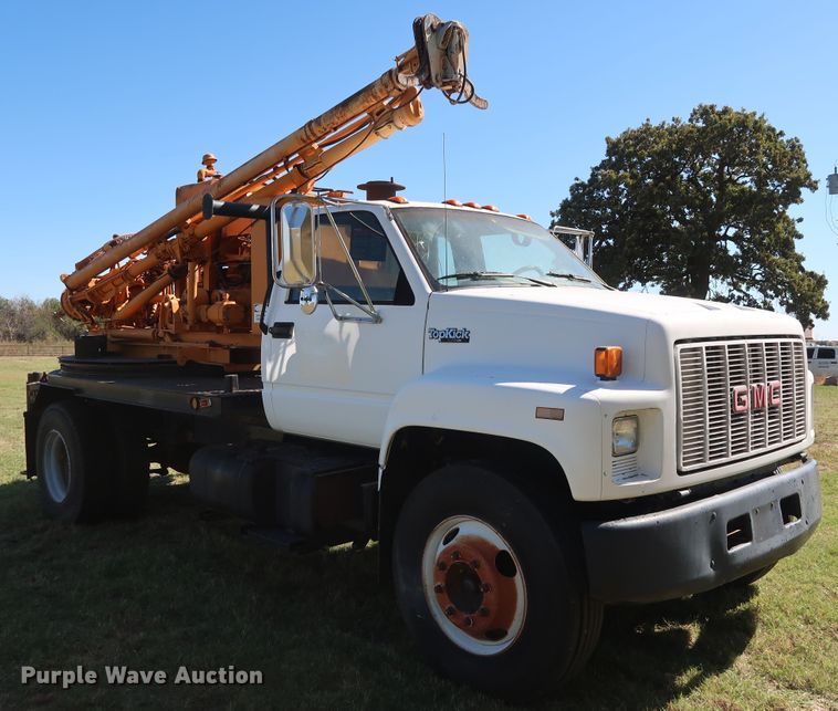 image for item GD9751 1992 GMC TopKick C5500 pressure digger truck