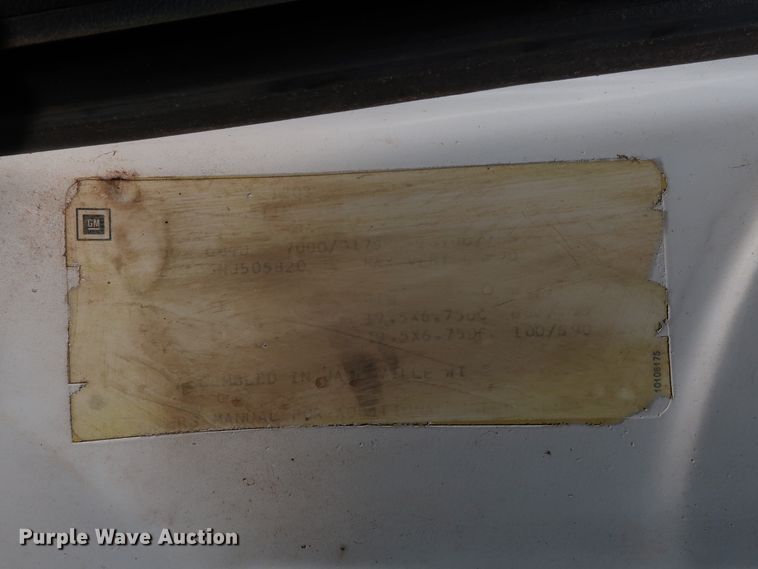 image for item GD9751 1992 GMC TopKick C5500 pressure digger truck