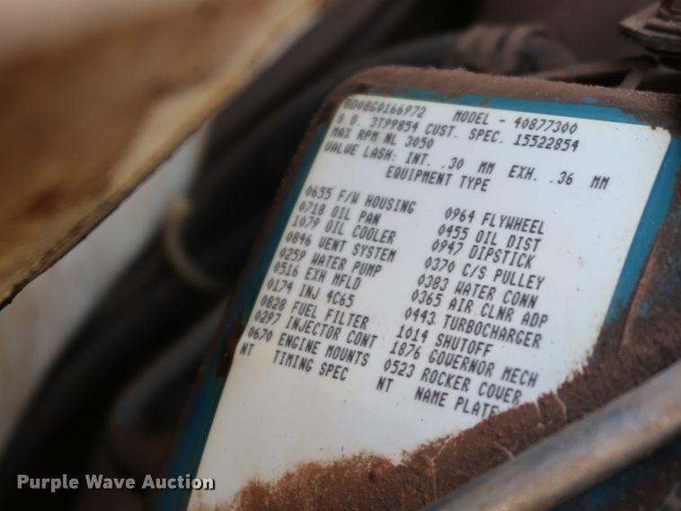 image for item GD9752 1987 Chevrolet Kodiak 70 digger derrick truck