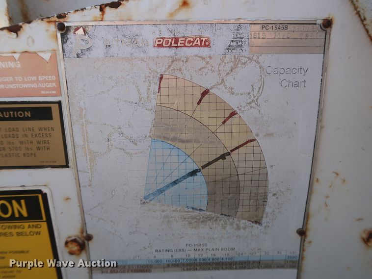 image for item GD9752 1987 Chevrolet Kodiak 70 digger derrick truck