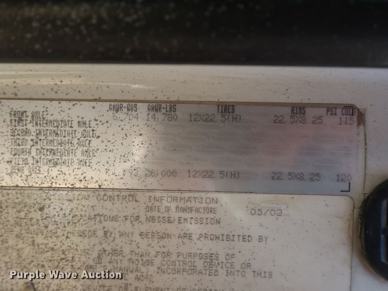 image for item GD9792 2003 Sterling Acterra semi truck