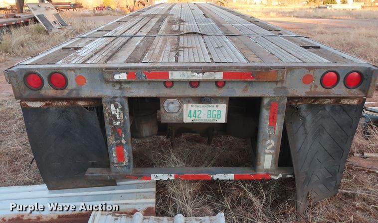 image for item GD9884 1995 Wabash flatbed trailer