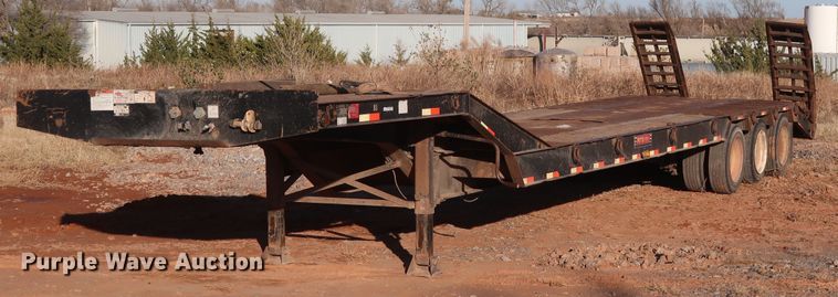 image for item GD9885 2007 Pitts LB52-38CS drop deck equipment trailer