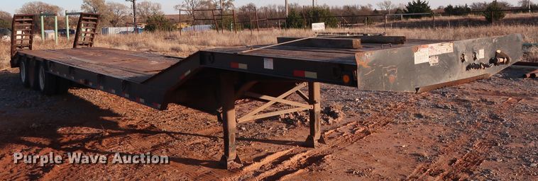 image for item GD9885 2007 Pitts LB52-38CS drop deck equipment trailer