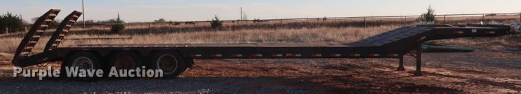 image for item GD9885 2007 Pitts LB52-38CS drop deck equipment trailer