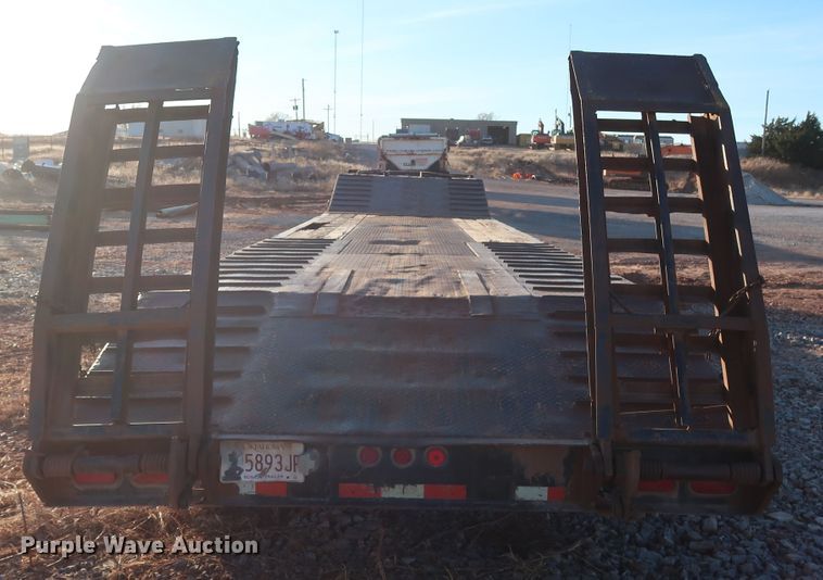 image for item GD9885 2007 Pitts LB52-38CS drop deck equipment trailer