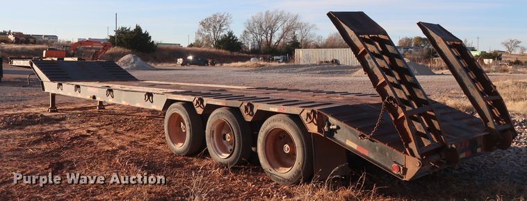 image for item GD9885 2007 Pitts LB52-38CS drop deck equipment trailer