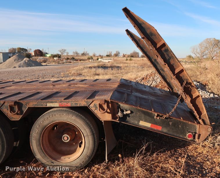 image for item GD9885 2007 Pitts LB52-38CS drop deck equipment trailer