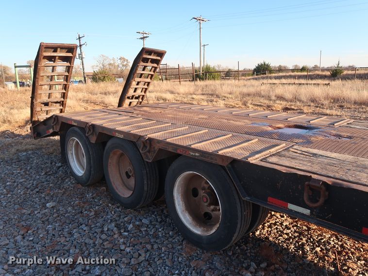 image for item GD9885 2007 Pitts LB52-38CS drop deck equipment trailer