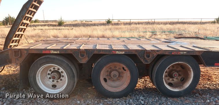 image for item GD9885 2007 Pitts LB52-38CS drop deck equipment trailer