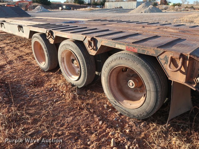 image for item GD9885 2007 Pitts LB52-38CS drop deck equipment trailer