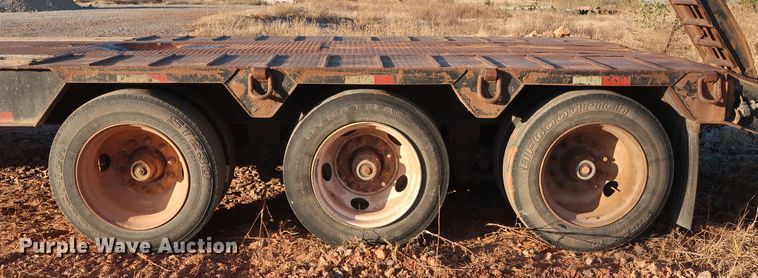 image for item GD9885 2007 Pitts LB52-38CS drop deck equipment trailer