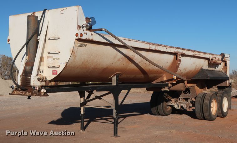 image for item GD9887 2004 Clement Rockstar end dump trailer