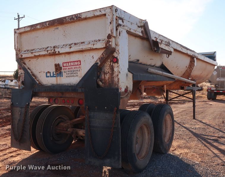 image for item GD9887 2004 Clement Rockstar end dump trailer