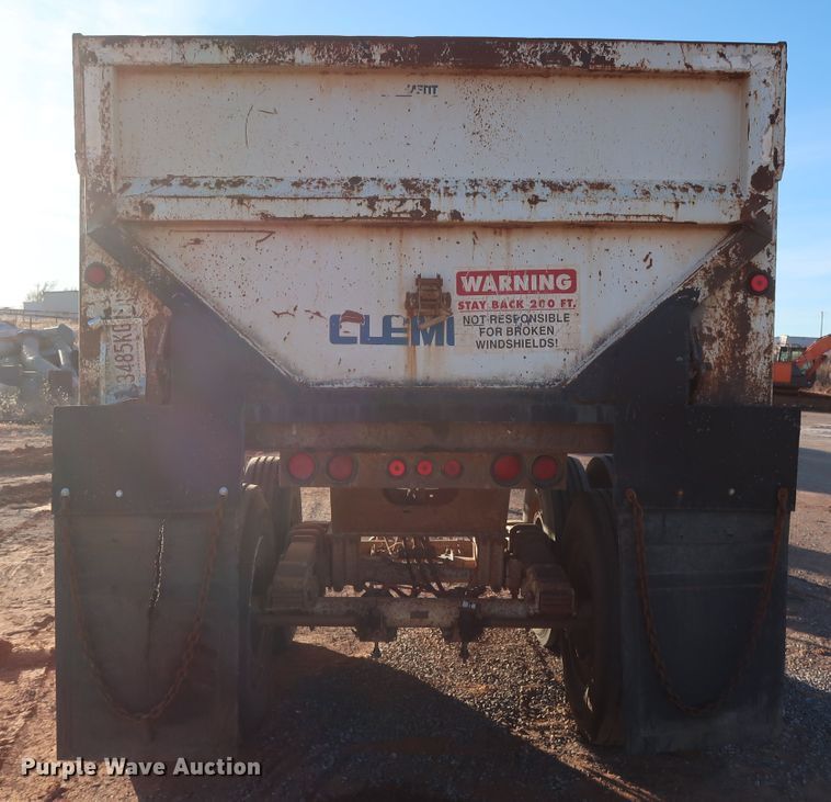 image for item GD9887 2004 Clement Rockstar end dump trailer