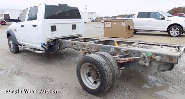 image for item GF9865 2012 Dodge Ram 5500HD truck cab and chassis