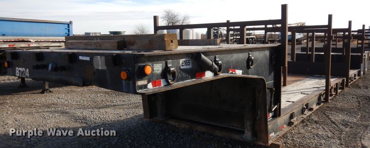 image for item GJ9158 1987 Transcraft 0DDTX42-21-45 drop deck equipment trailer